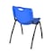 Regency Kahlo Square Table & Chair Sets, 48 W, 48 L, 29 H, Wood, Metal, Plastic Top, Maple TPL4848PLCM47BE - alternate 7